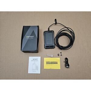 Borescope Inspection Camera with Light, Industrial Endoscope with 4.3 Screen